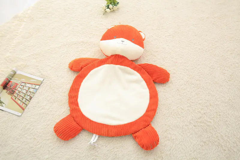 Plush Cute Cartoon Elephant and Fox Baby Play Mat