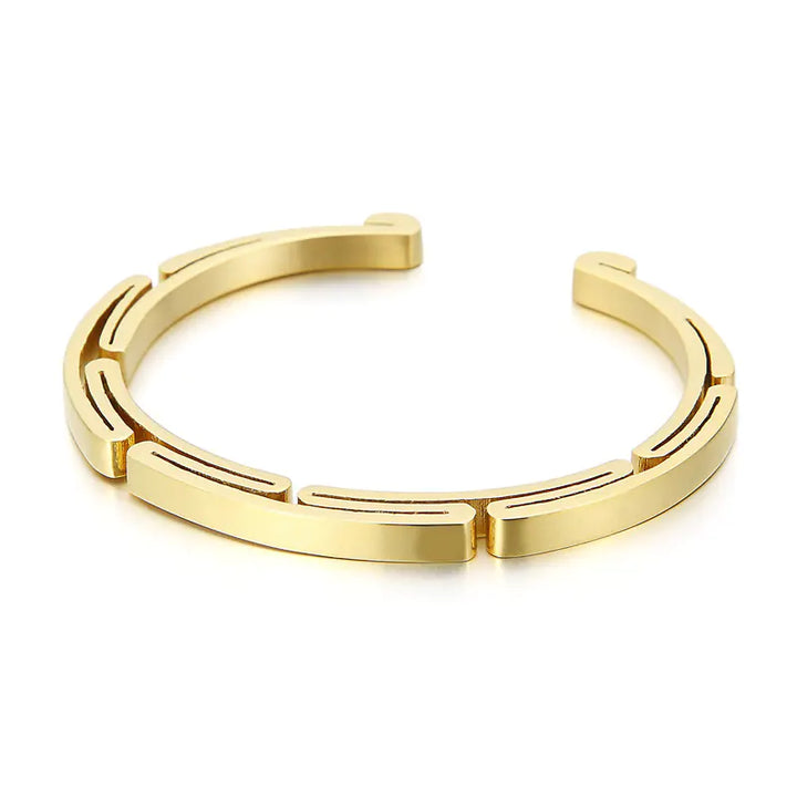 Fashionable Stainless Steel Couple Bracelet for All Occasions