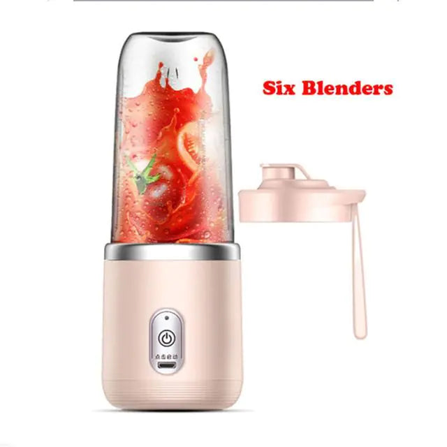Tragbarer elektrischer Entsafter, 400 ml, Zitronen-/Orangenpresse, Multifunktionsmixer, Frucht-Smoothie-Mixer, Haushaltsgeräte