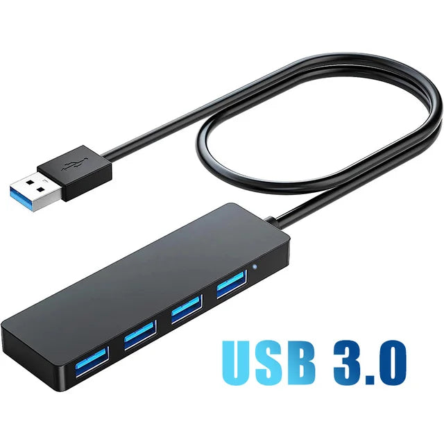 4-Port-USB-3.0-Hub USB-3.0-Verlängerungskabel