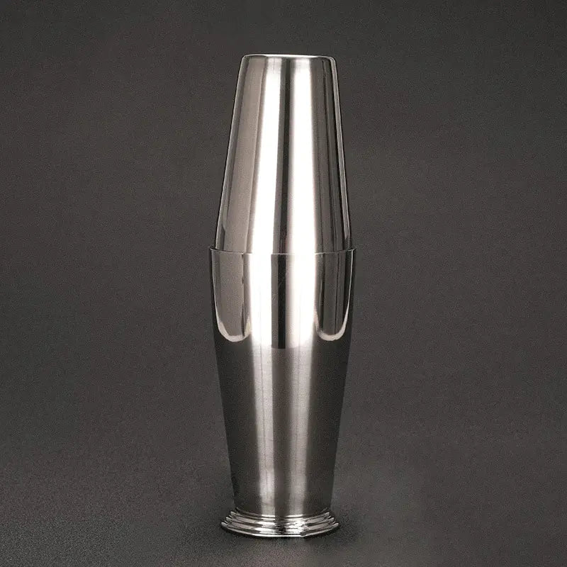 Boston Cocktail Shaker, Stainless Steel with Base