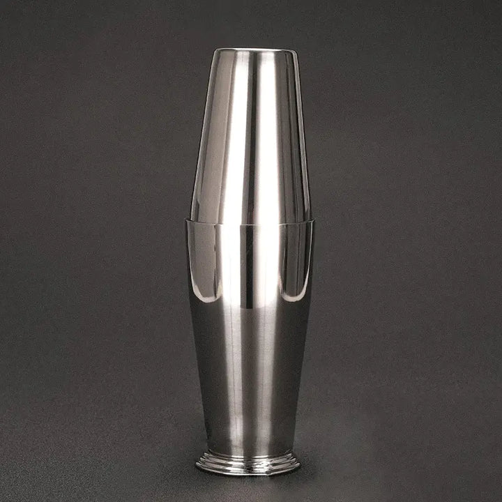 Boston Cocktail Shaker, Stainless Steel with Base