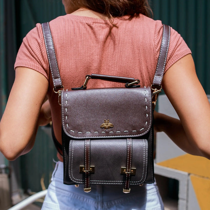 Hummel-Lederrucksack