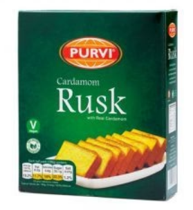 Purvi Cardamom Rusk with real cardamom - MD Store