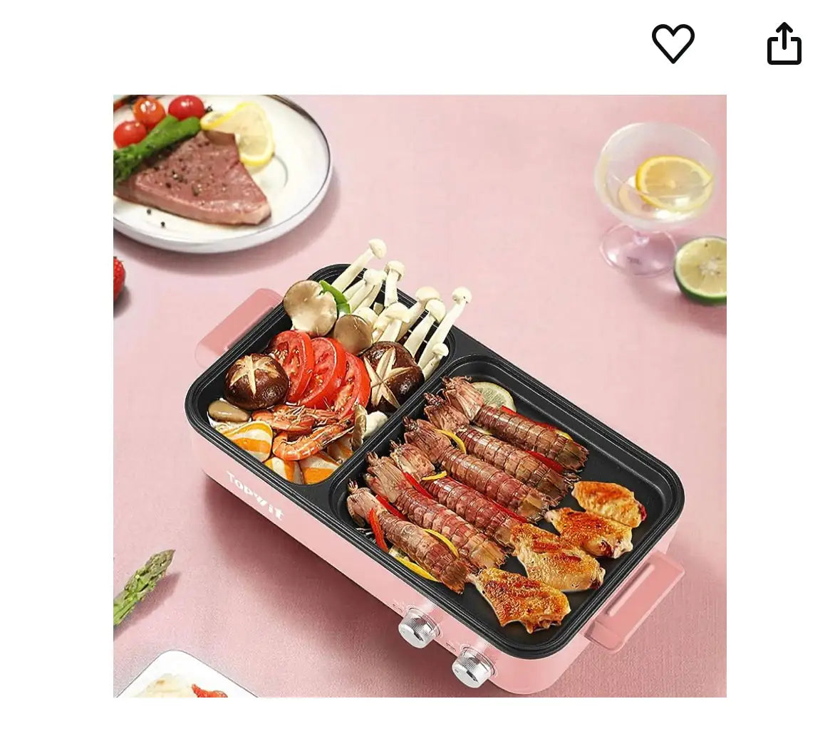 Hot Pot with Grill for Steak - MD Store