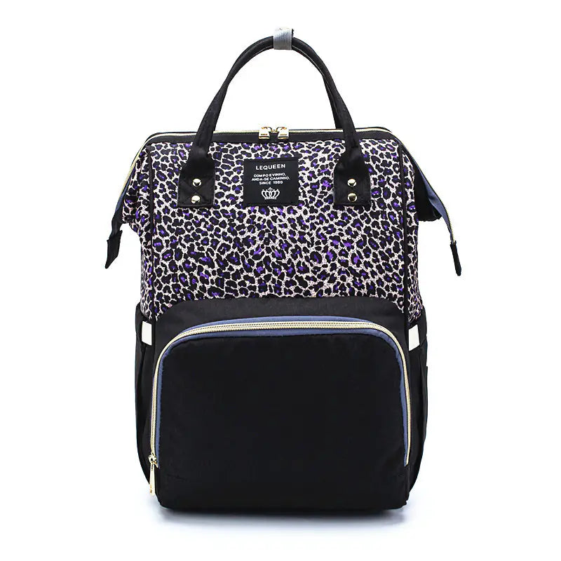 LEQUEEN Fashion Multi-Functional Diaper Backpack 2019