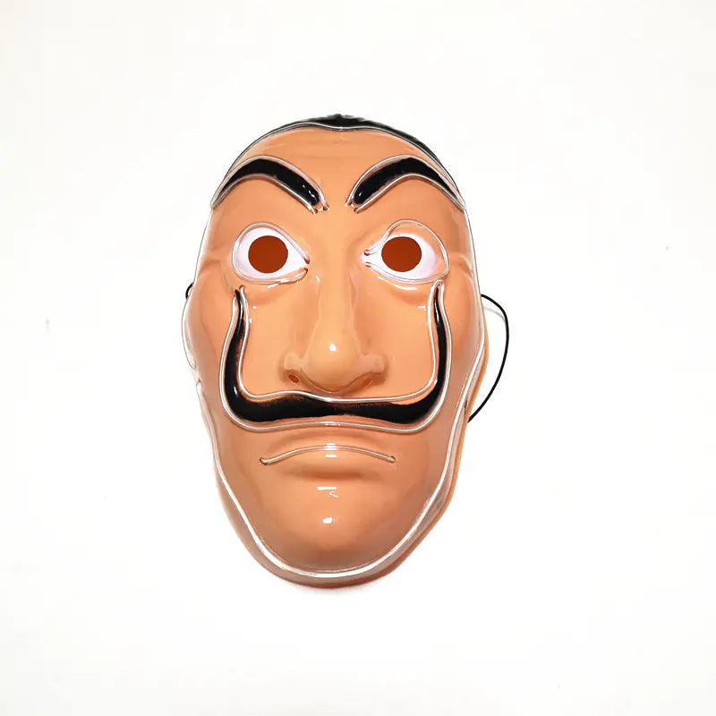 LED Light-Up Mask for Halloween Party Props