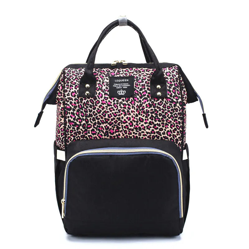 LEQUEEN Fashion Multi-Functional Diaper Backpack 2019