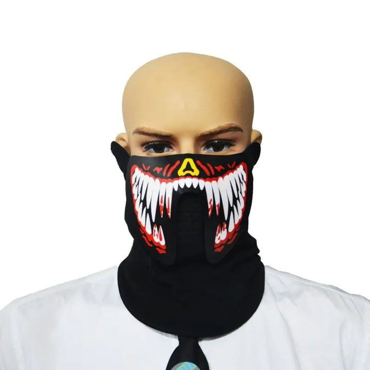 LED Light Mask with Sound Control