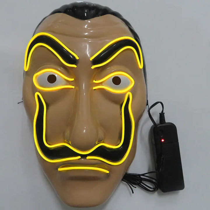LED Halloween Clown Mask Party Prop and Costume Toy