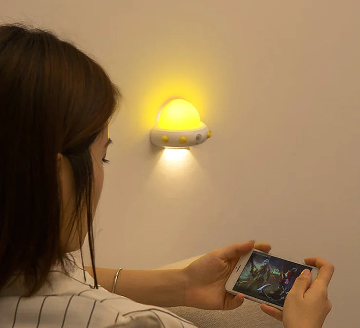 Creative UFO LED Night Light with Remote Control