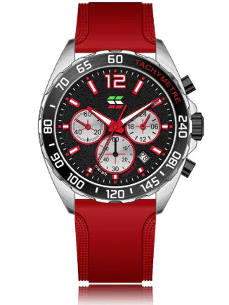 Sporty Six-Pin Quartz Watch