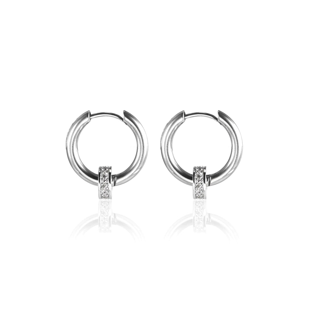 Korean Style Hip Hop Men's Multi-Layer Earrings