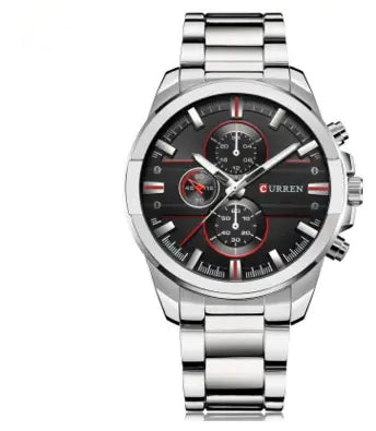 Men's Steel Band Fashion Sports Casual Watch