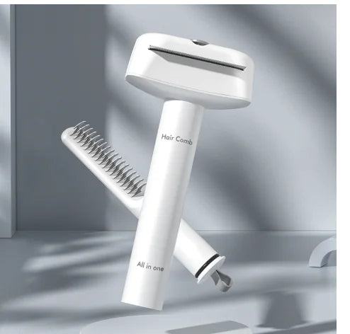 3-in-1 Stainless Steel Pet Hair Brush and Massage Comb
