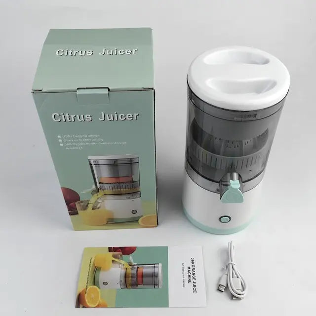 Tragbarer elektrischer Entsafter USB-Aufladung Orange Lemon Fruit Mixer