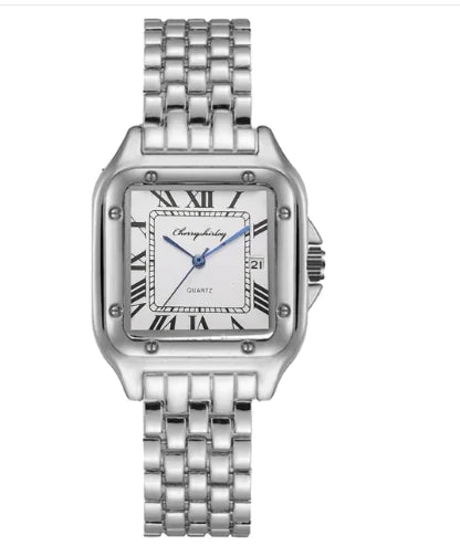 Steel Strip Roman Scale Watch