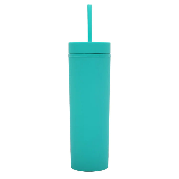 Frosted Straight Straw Bottle