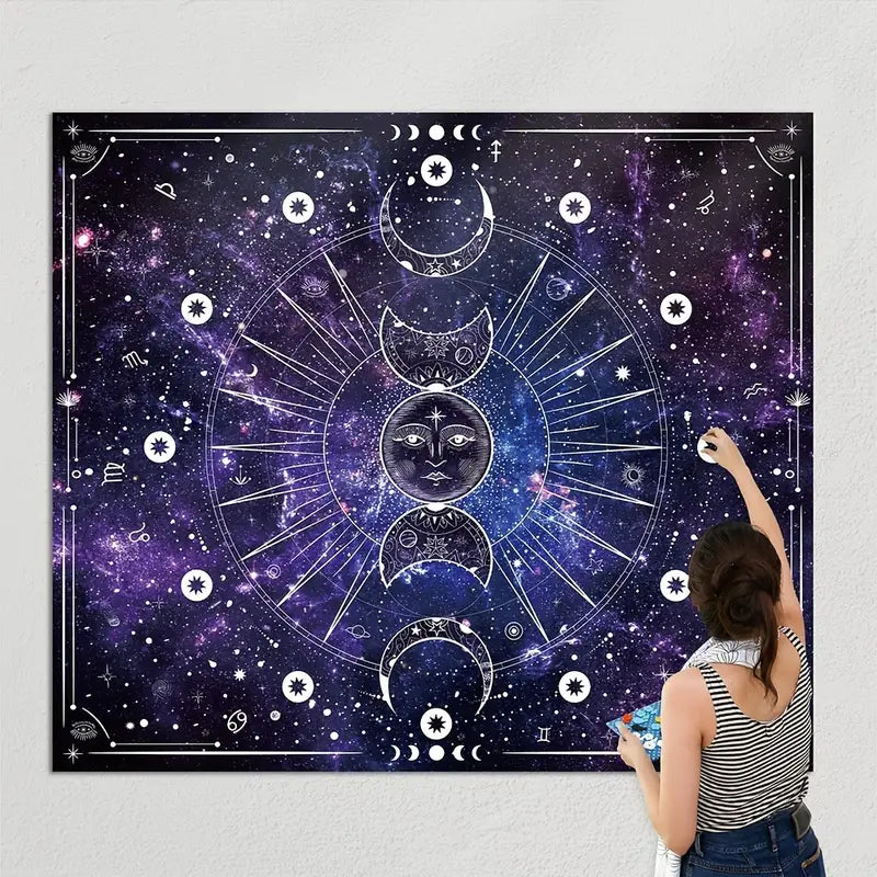 Celestial Space Tapestry Wall Hanging (1 Piece)