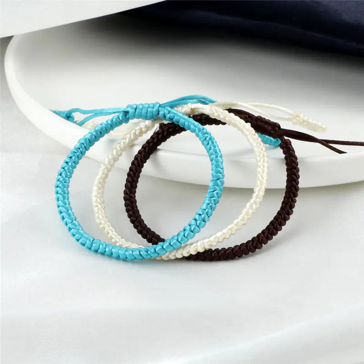 Multicolor Lucky Knots Rope Bracelets for Men & Women