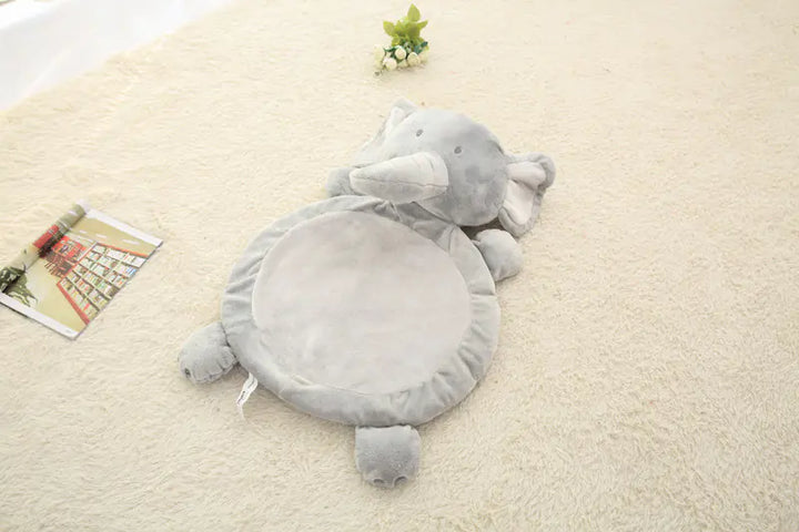 Plush Cute Cartoon Elephant and Fox Baby Play Mat