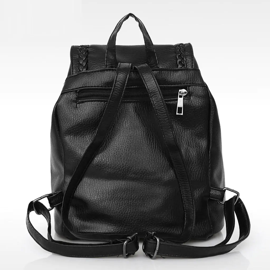 3-Piece Women's Backpack Set with Tassel Design