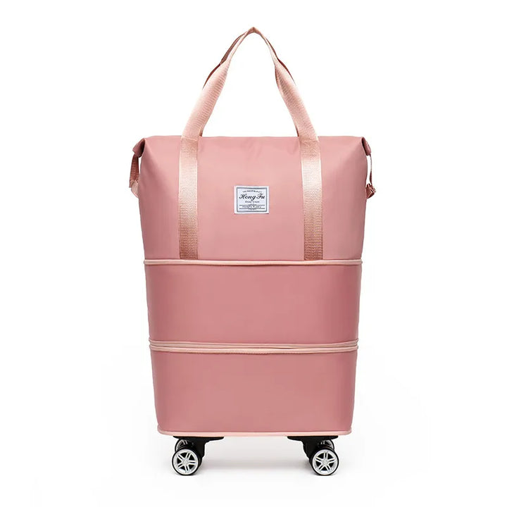 Double-Layer Extended Large Capacity Travel Bag With Wheels