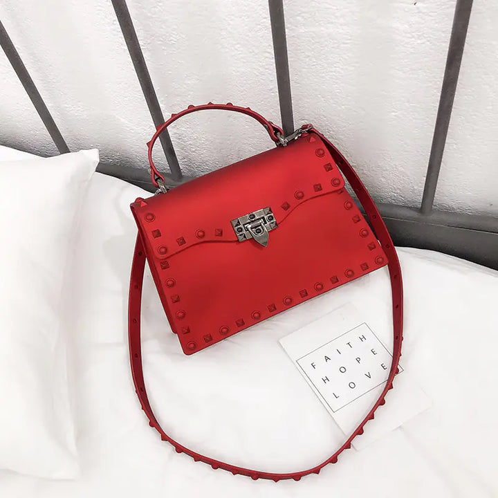 New Women's Korean Style Matte Jelly Tote Bag