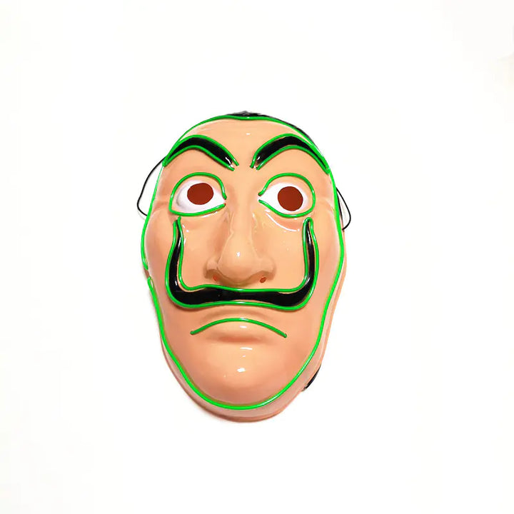 LED Light-Up Mask for Halloween Party Props