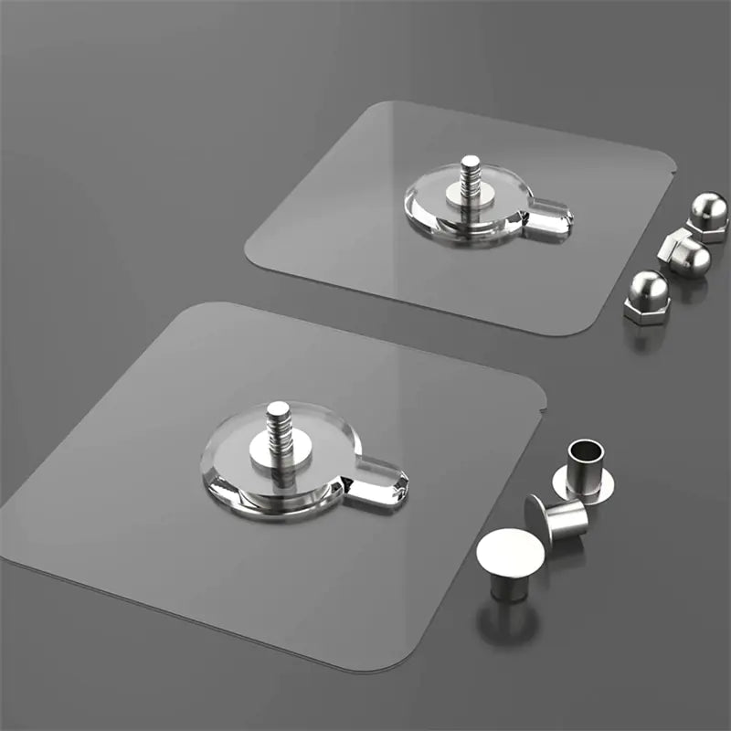 Waterproof Transparent PVC Adhesive Wall Hook Hanger