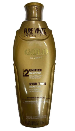 Gold Glowing Pure White Cosmetics Even Tone