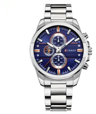 Men's Steel Band Fashion Sports Casual Watch