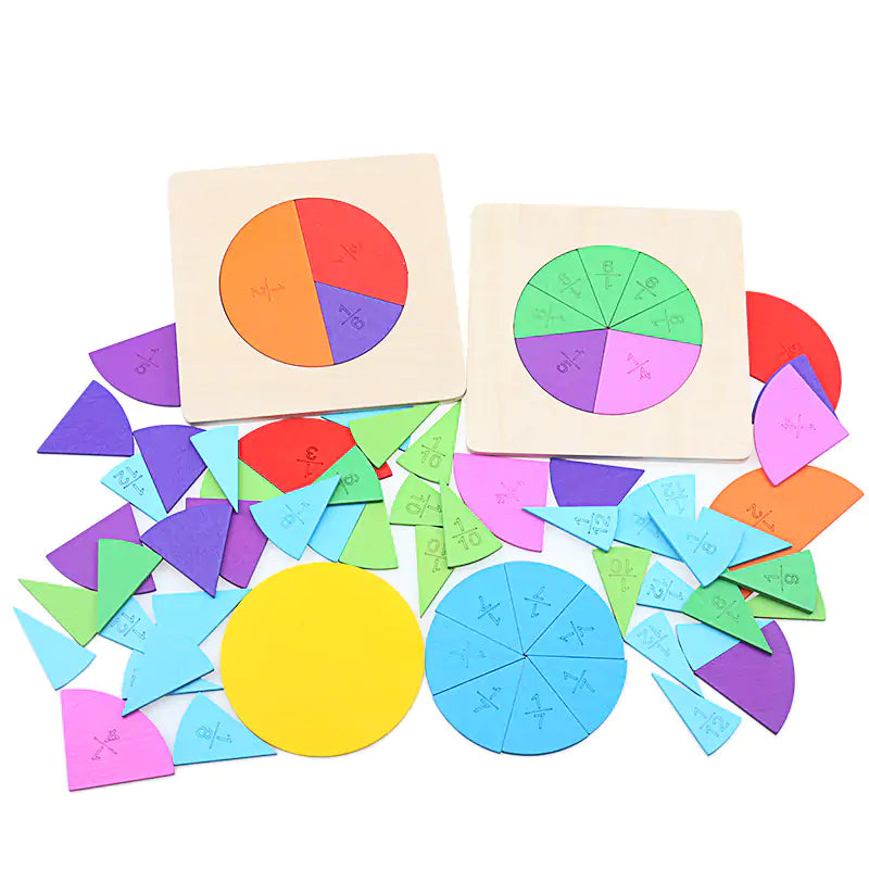 Montessori Mathematics Fraction Board - MD Store