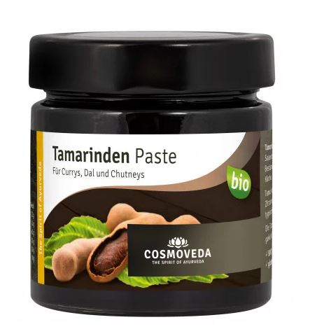 Cosmoveda | Tamarinden Paste | bio 225g | For Currys, Dal and Chutneys