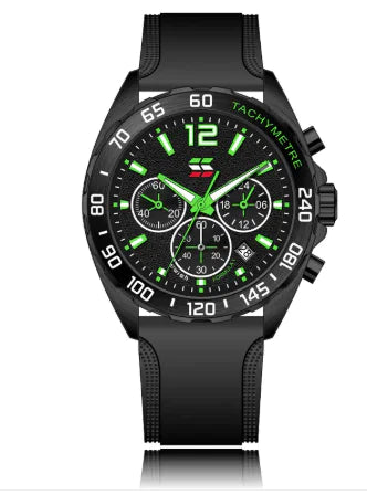 Sporty Six-Pin Quartz Watch