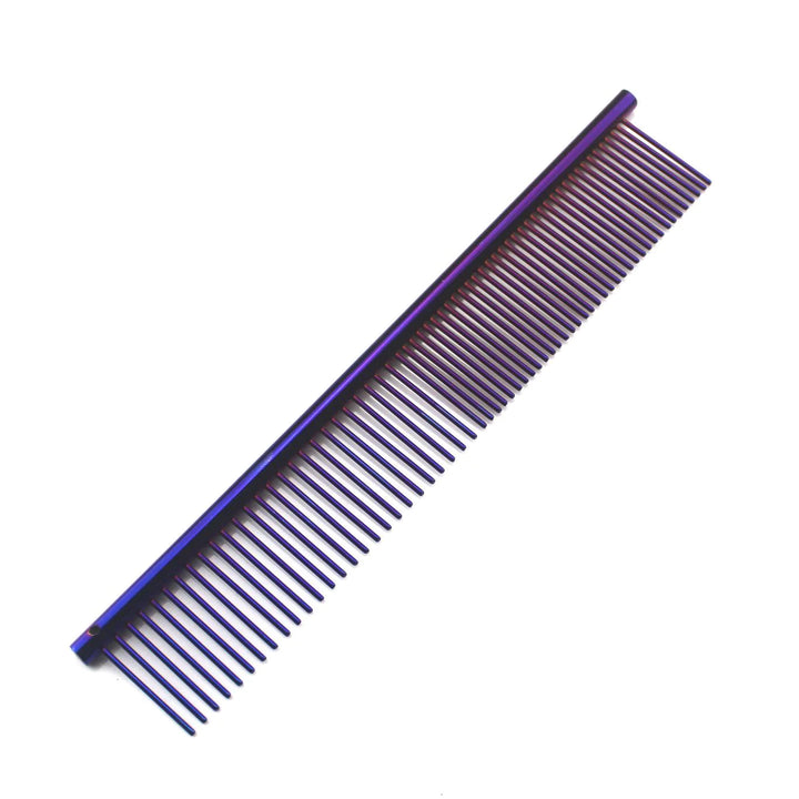 Colorful Stainless Steel Medium Pet Comb