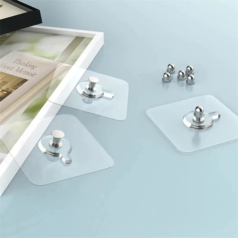 Waterproof Transparent PVC Adhesive Wall Hook Hanger