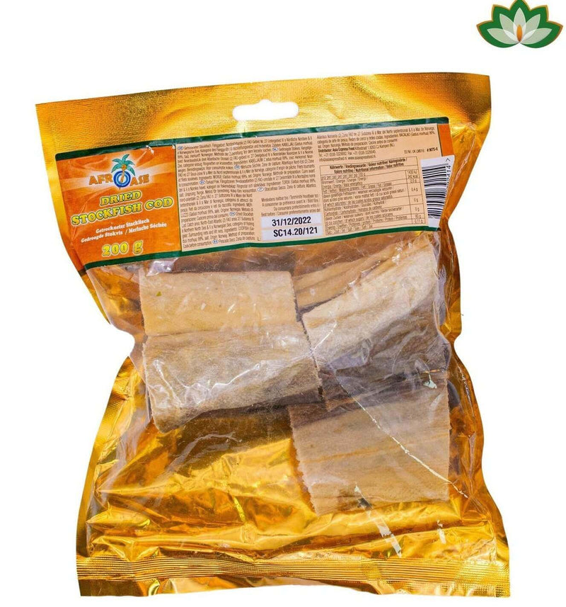 Afroase Dried Stockfish Cod 200g MD-Store