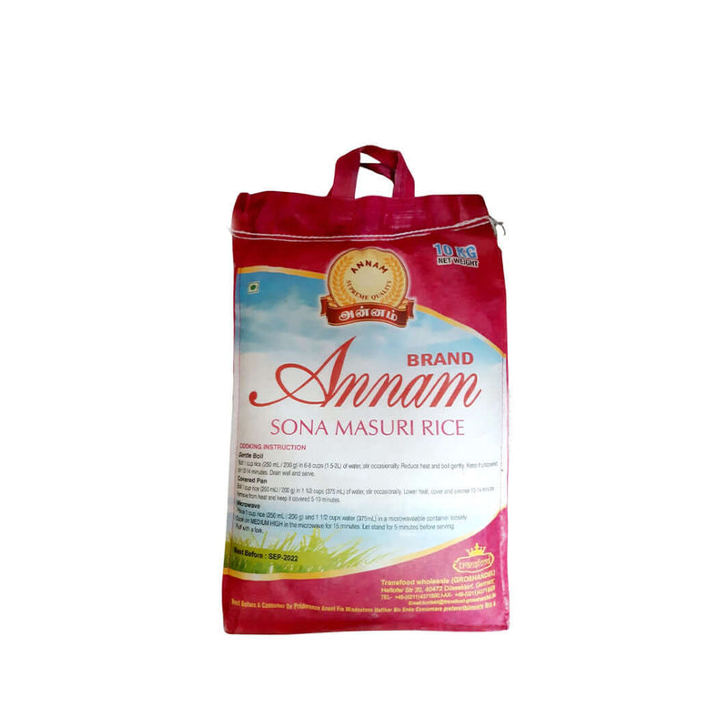 Annam Brand- Sona Masuri Rice 10Kg MD-Store