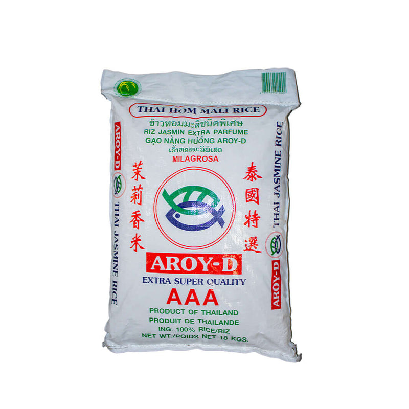 Aroy-D  Thai Jasmine Rice 18 Kg MD-Store