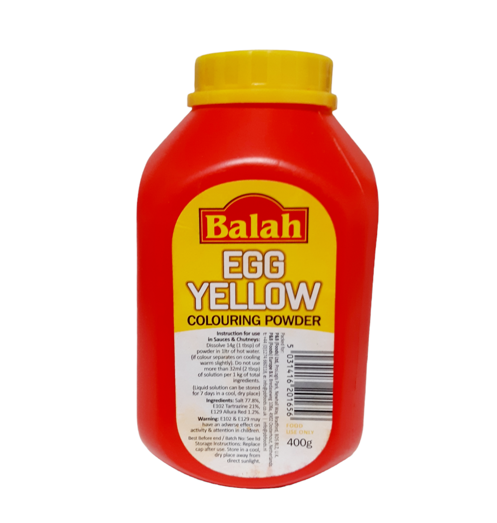 Balah Egg Yellow Colouring Powder - 400g - MD Store