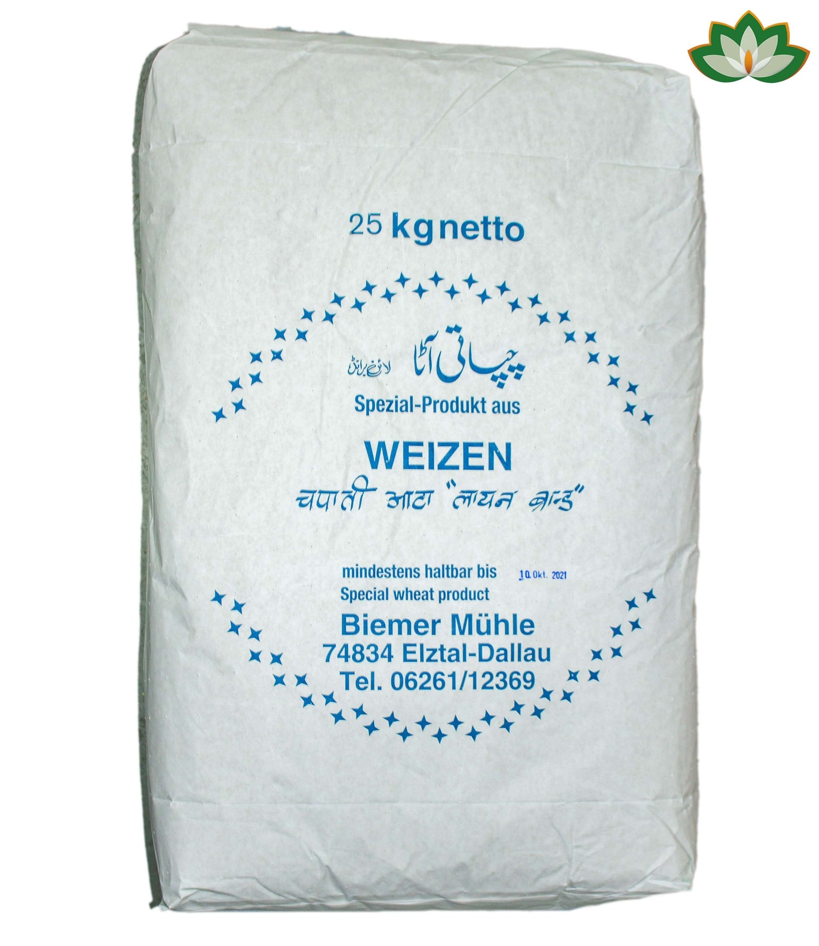 Biemer Mühle  Chapatti Wheat Atta 25 Kg MD-Store