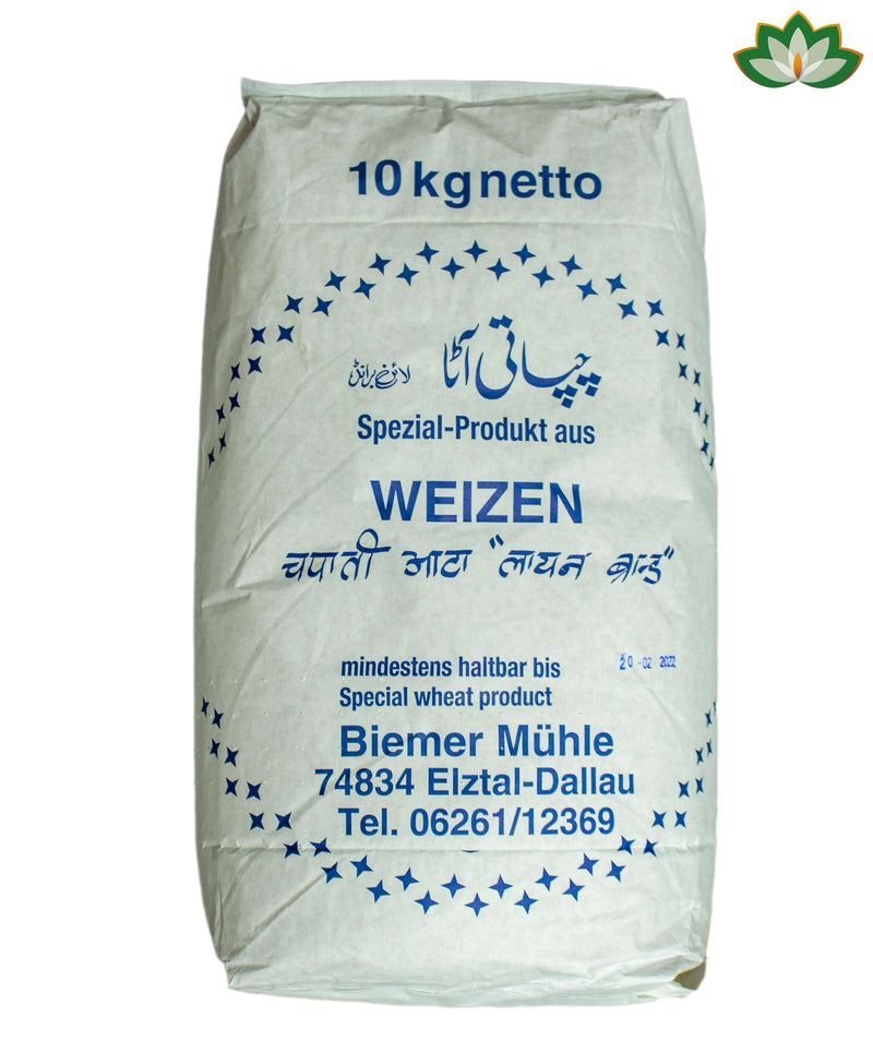 Biemer Mühle  Chapatti Wheat Atta (Brown) 10 Kg MD-Store
