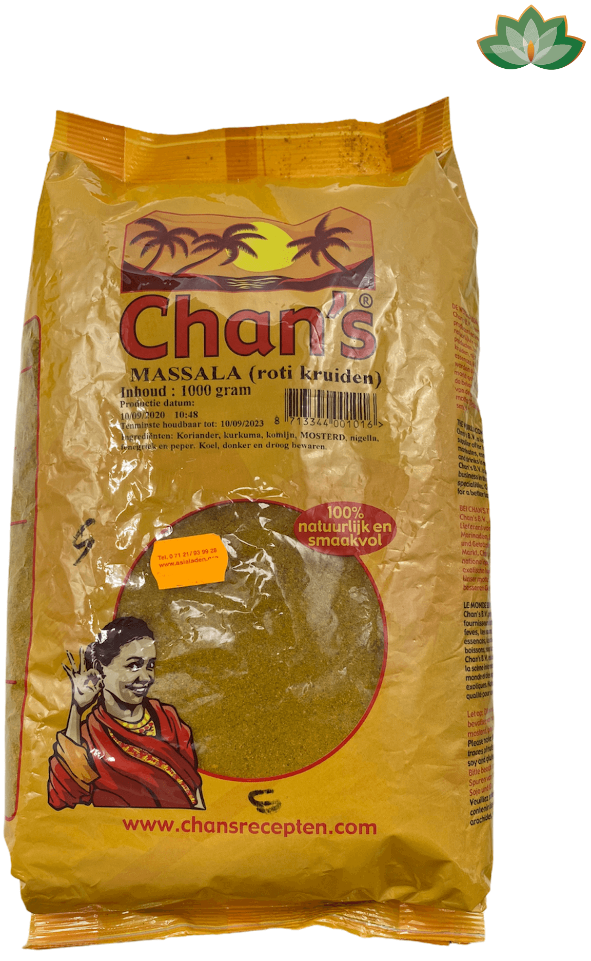 Chan's Massala (Roti Kruiden) 1Kg MD-Store