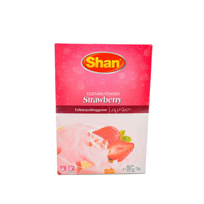 Shan Strawberry Custard Powder 200g - MD-Store