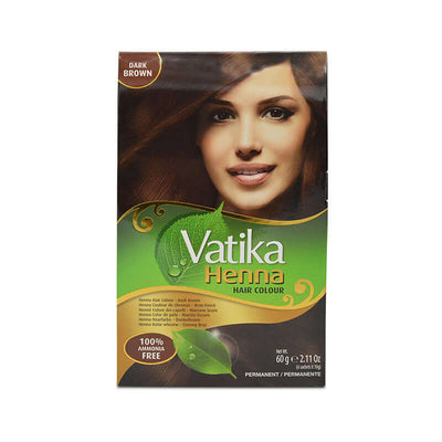 Dabur Vatika Henna Hair Colour - Dark Brown 60g MD-Store