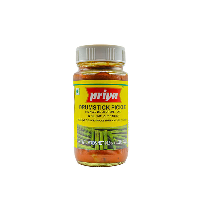 Priya Drumstick Pickle (without Garlic) 300g