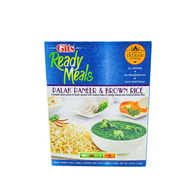 Gits Palak Paneer & Brown Rice 375g MD-Store