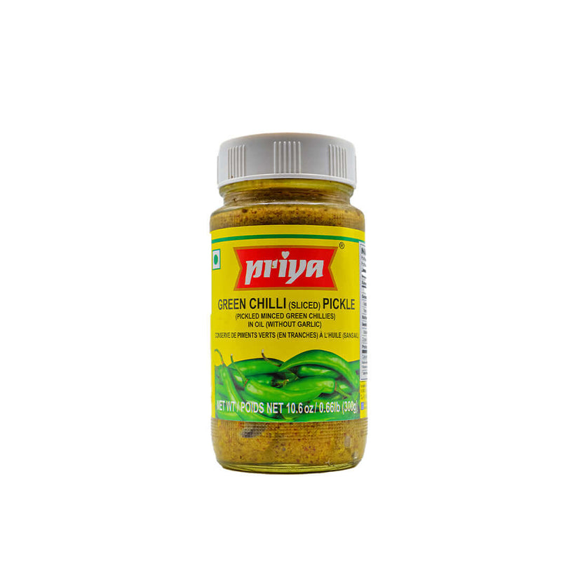 Priya Green Chilli  (without garlic) 300g