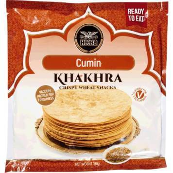 Heera Cumin Khakhra Crispy Wheat Snacks